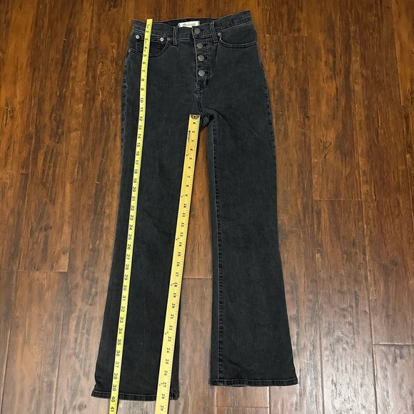 MADEWELL Cali Demi-Boot Jeans in Bellspring Wash Button-Front Edition - Picture 14 of 15